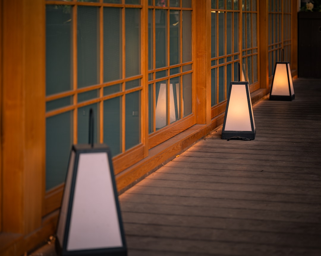 Photo Outdoor Floor Lamp